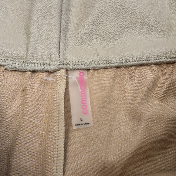 Commando faux leather jogger shorts L - Picture 4 of 5